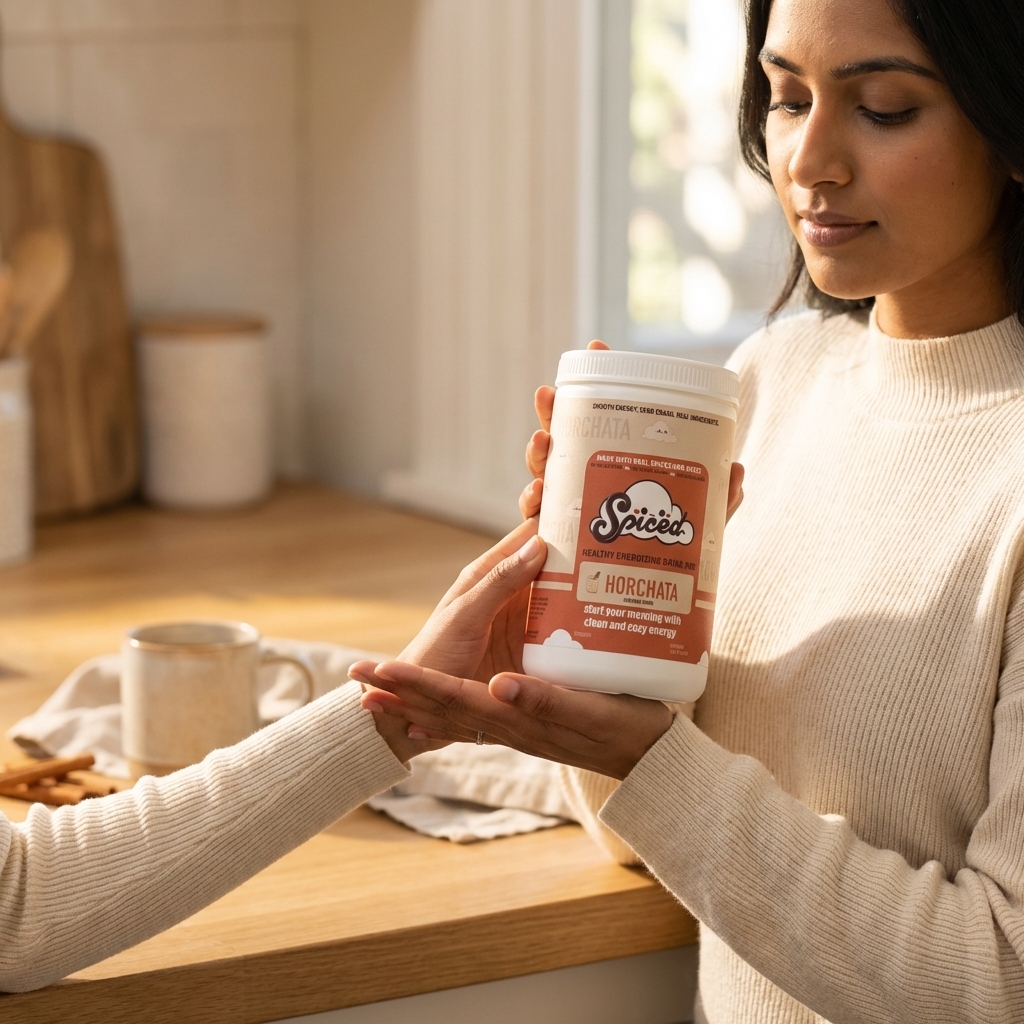 Creator holding Spiced